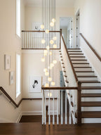 Alabaster Balls Cluster Chandelier