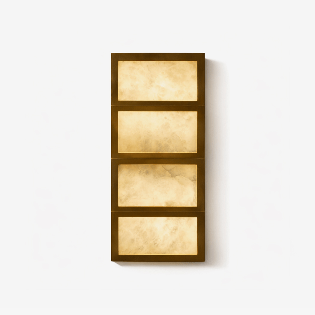 Alabaster Cascade Alabaster Wall Light by Bling Lighting Studio