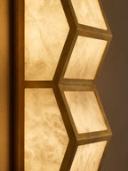 Alabaster Cascade Alabaster Wall Light by Bling Lighting Studio