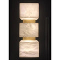 Alabaster Cubes Wall Sconce by Bling Lighting Studio