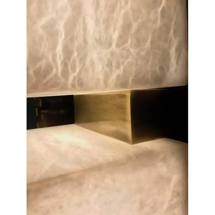 Alabaster Cubes Wall Sconce by Bling Lighting Studio