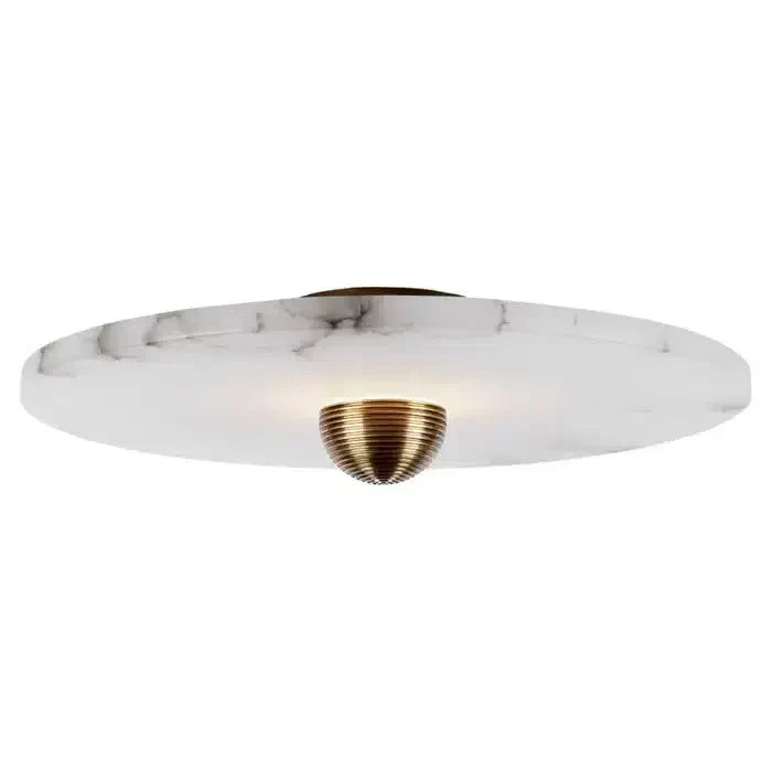 Alabaster Flushmount Wall Sconce by Bling Lighting Studio