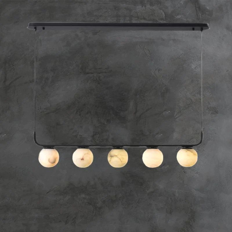 Alabaster Global Linear Pendant by Bling Lighting Studio