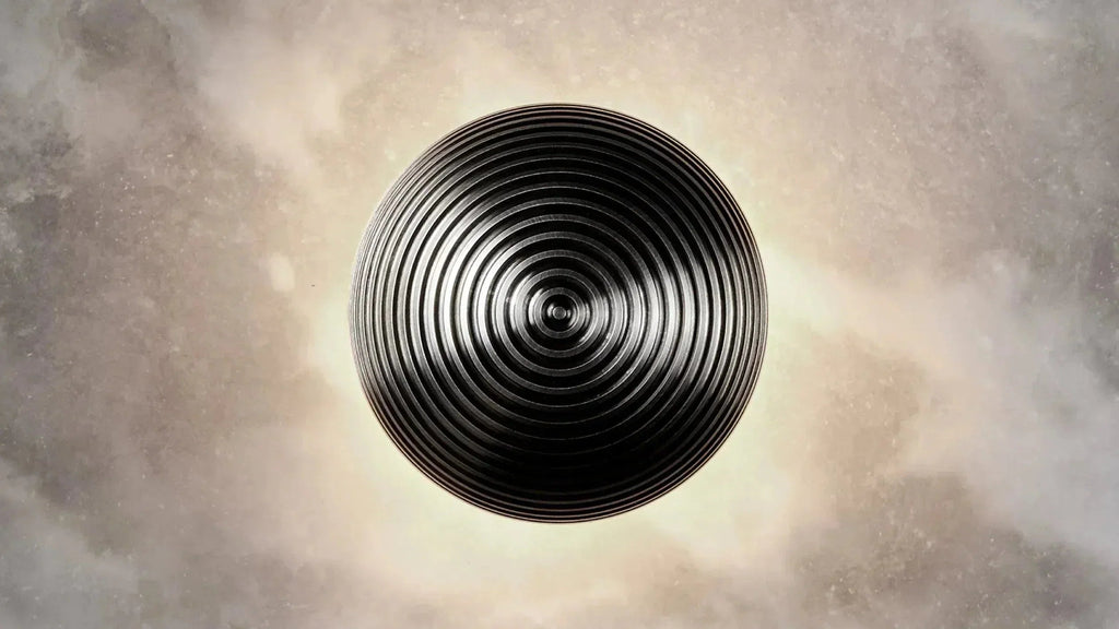 Alabaster Mono Penadnt Solar Eclipse by Bling Lighting Studio