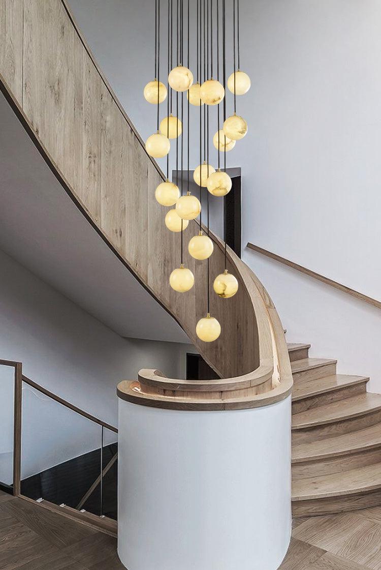 Alabaster Pendant Light by Bling Lighting Studio