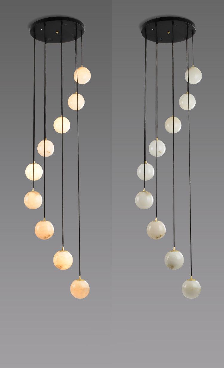 Alabaster Pendant Light by Bling Lighting Studio