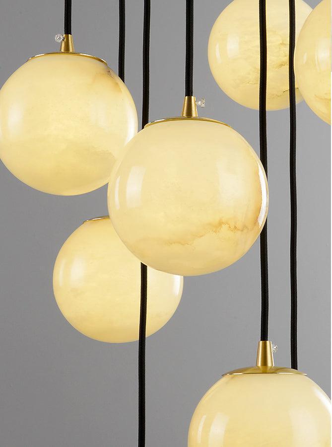 Alabaster Pendant Light by Bling Lighting Studio