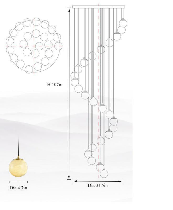Alabaster Pendant Light by Bling Lighting Studio