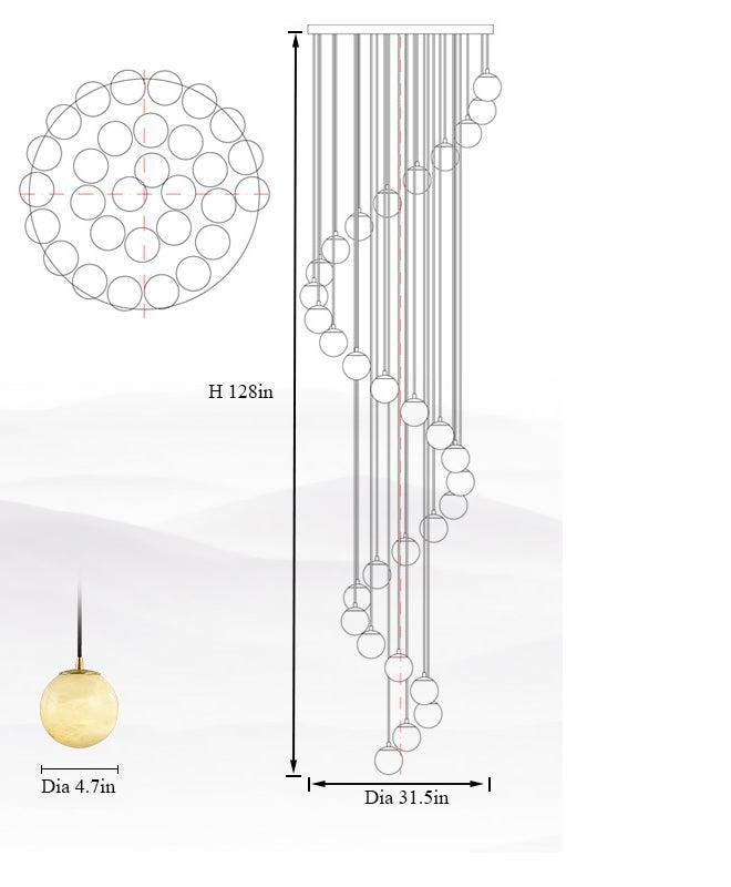 Alabaster Pendant Light by Bling Lighting Studio