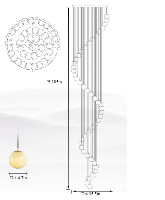 Alabaster Pendant Light by Bling Lighting Studio