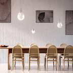 Alabaster Rain Pendant Lighting, Dining Table Pendant by Bling Lighting Studio