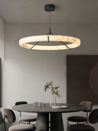 Alabaster Ring Pendant Chandelier product image