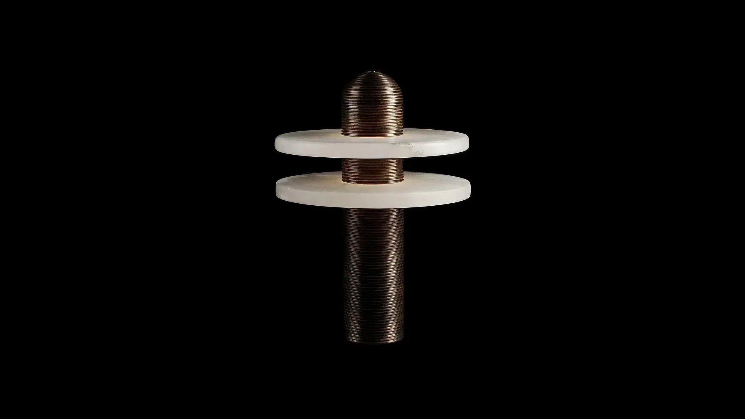 Alabaster Table Lamp by Bling Lighting Studio
