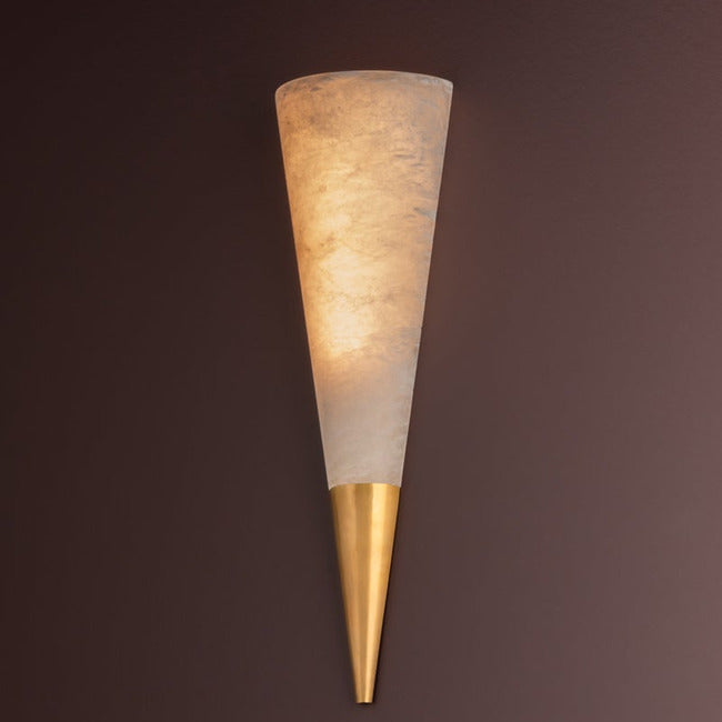 Alba Alabaster Wall Sconce by Bling Lighting Studio