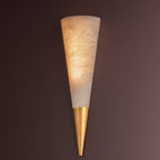 Alba Alabaster Wall Sconce by Bling Lighting Studio