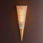 Alba Alabaster Wall Sconce by Bling Lighting Studio