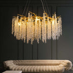 Albero Crystal Chandelier by Bling Lighting Studio