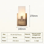 Altara Alabaster Wall Sconce product image