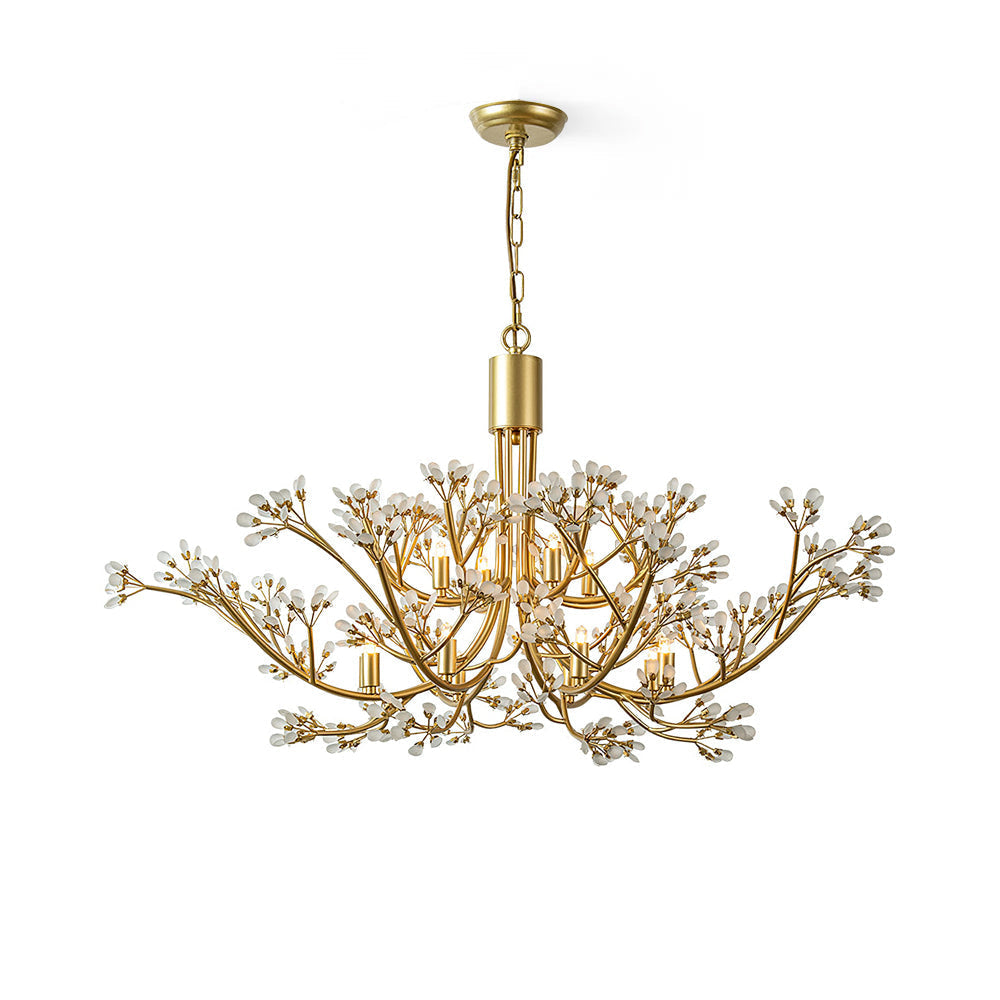 Anais Crystal Branch Chandelier by Bling Lighting Studio