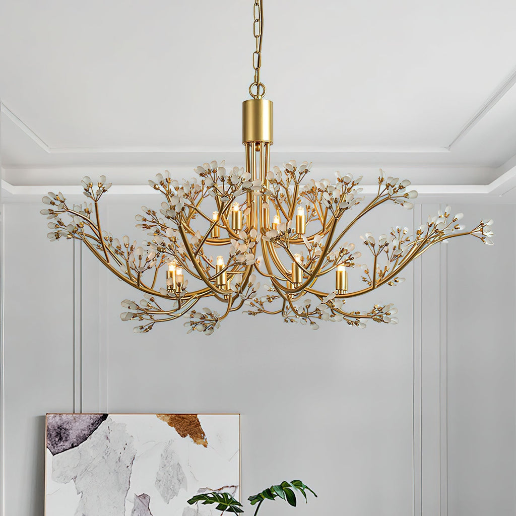 Anais Crystal Branch Chandelier by Bling Lighting Studio