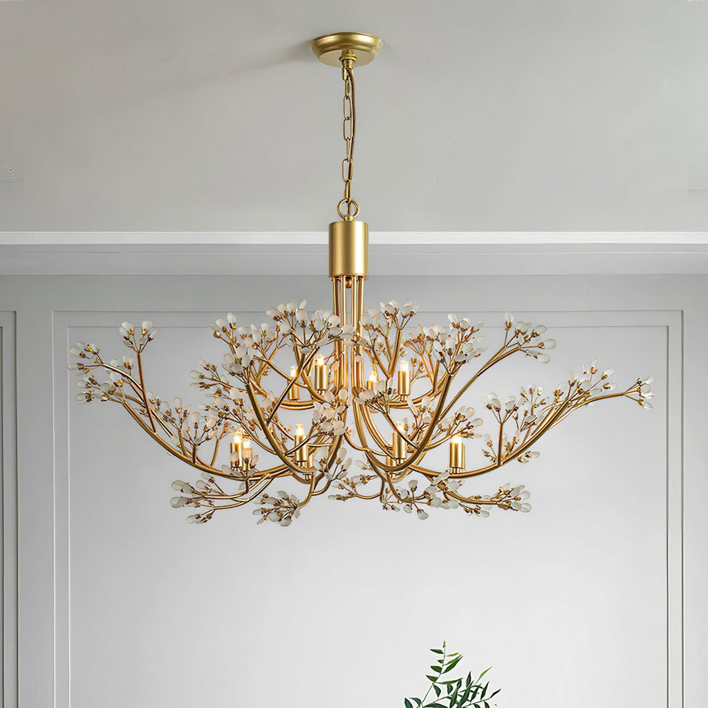 Anais Crystal Branch Chandelier by Bling Lighting Studio
