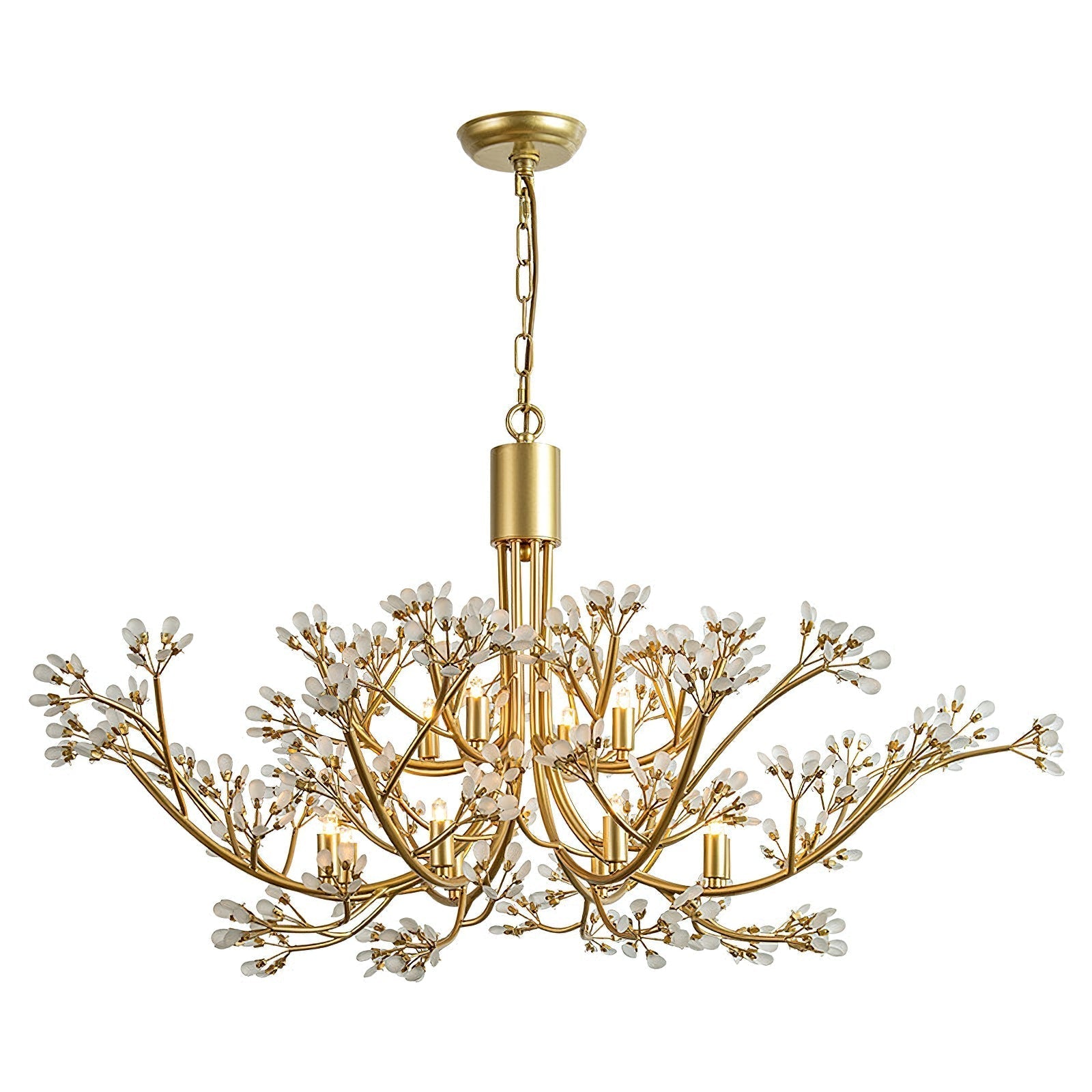 Anais Crystal Branch Chandelier by Bling Lighting Studio