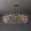Anita Branch Brass Crystal Chandelier by Bling Lighting Studio
