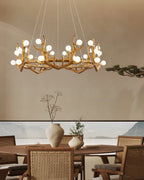 Antler Shape Branch Brass Chandelier product image