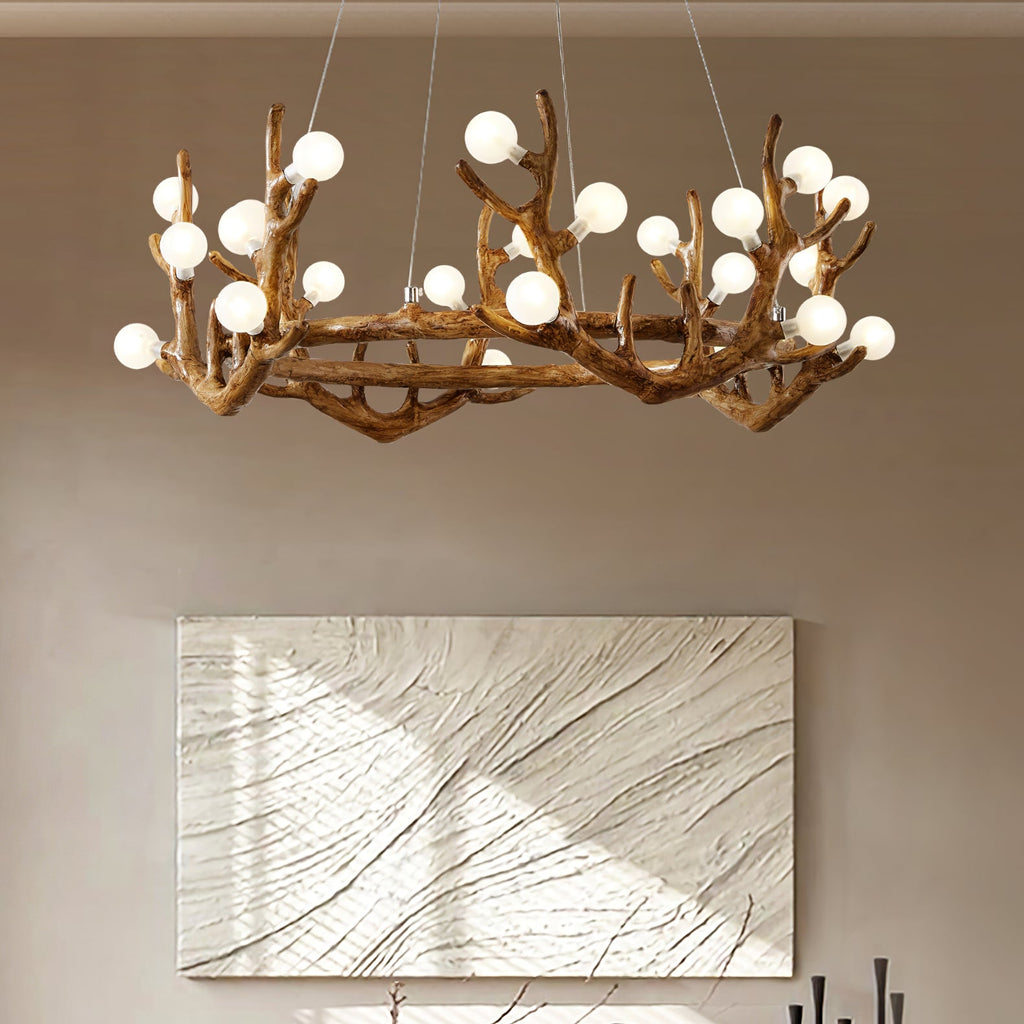 Antler Shape Branch Brass Chandelier product image