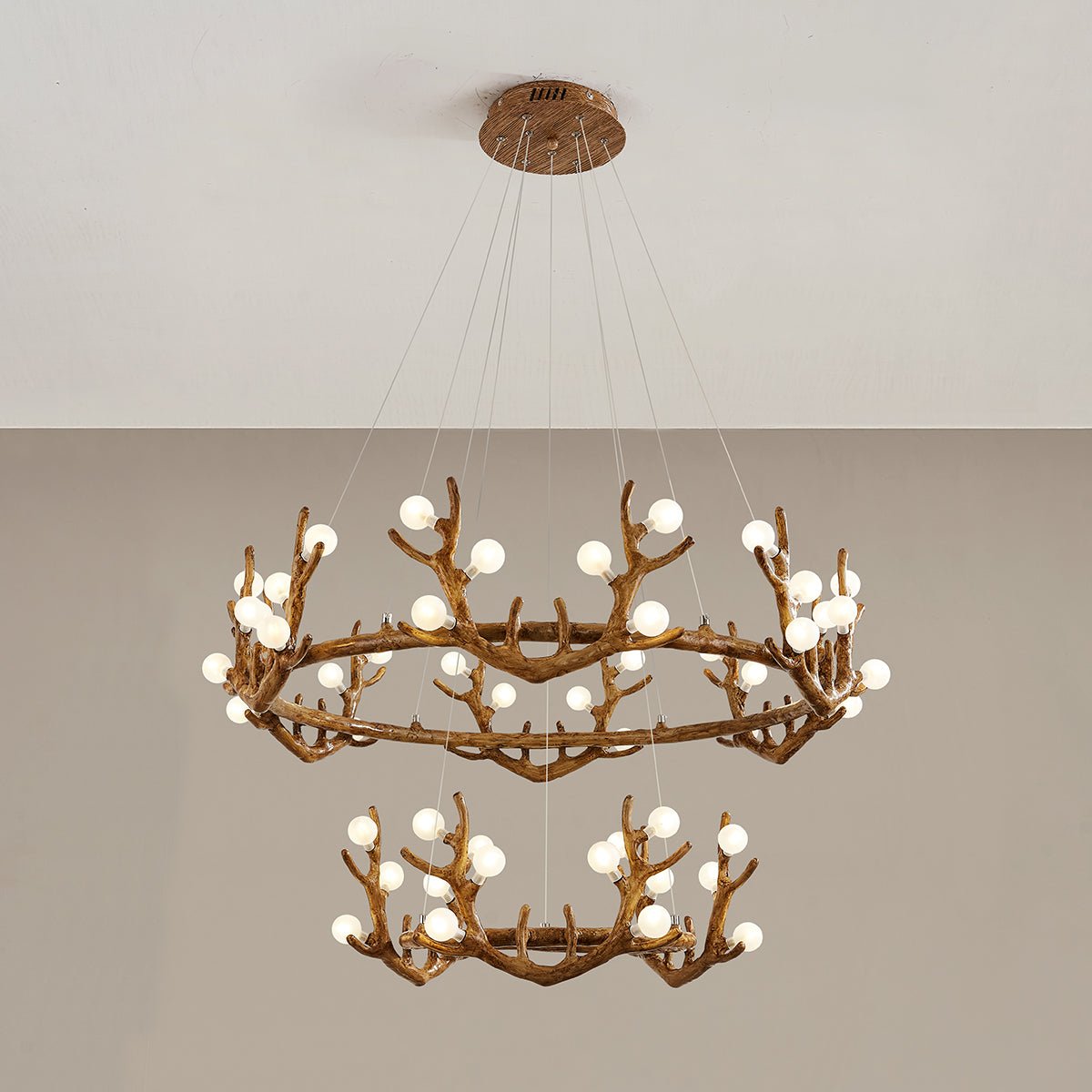 Antler Shape Branch Brass Chandelier product image