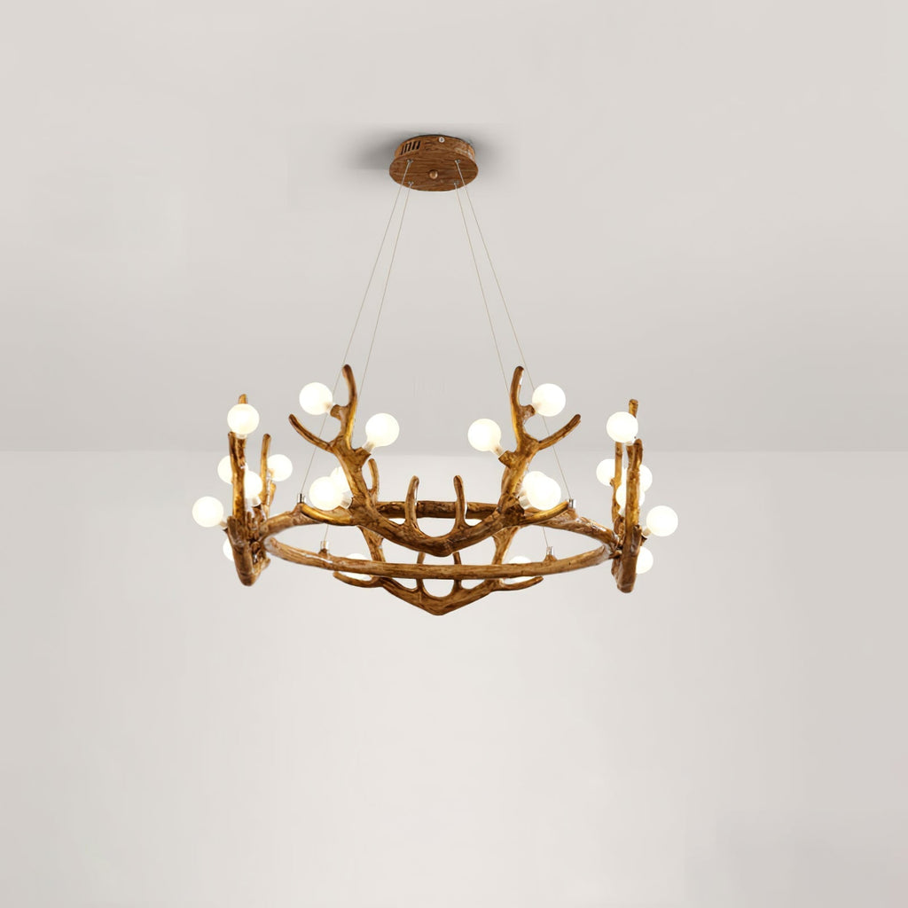 Antler Shape Branch Brass Chandelier product image