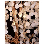 Arabella Blossom: Stairwell Lighting Chandelier - Long Drop Stairwell Pendant Lights - Foyer Staircase Chandelier