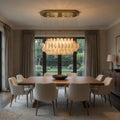 Arden Alabaster Chandelier by Bling Lighting Studio
