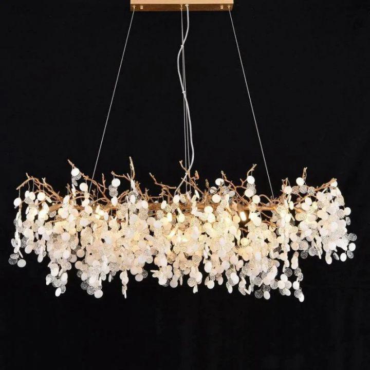 Ardent Branch Crystal Modern Chandelier by Bling Lighting Studio