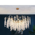 Ardent Branch Crystal Modern Linear Chandelier by Bling Lighting Studio