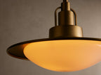 Argent Opal Glass Dome Pendant 14'' 24''D additional product view