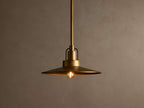Argent Opal Glass Dome Pendant 14'' 24''D material and finish detail