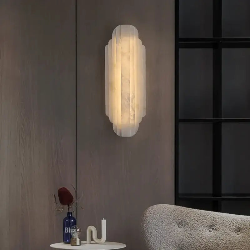 Arina Alabaster Sconce by Bling Lighting Studio