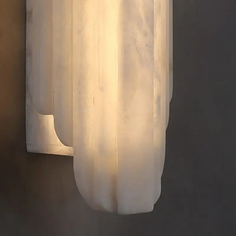 Arina Alabaster Sconce material and finish detail