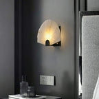 ARLUME ALABASTER FAN WALL SCONCES by Bling Lighting Studio