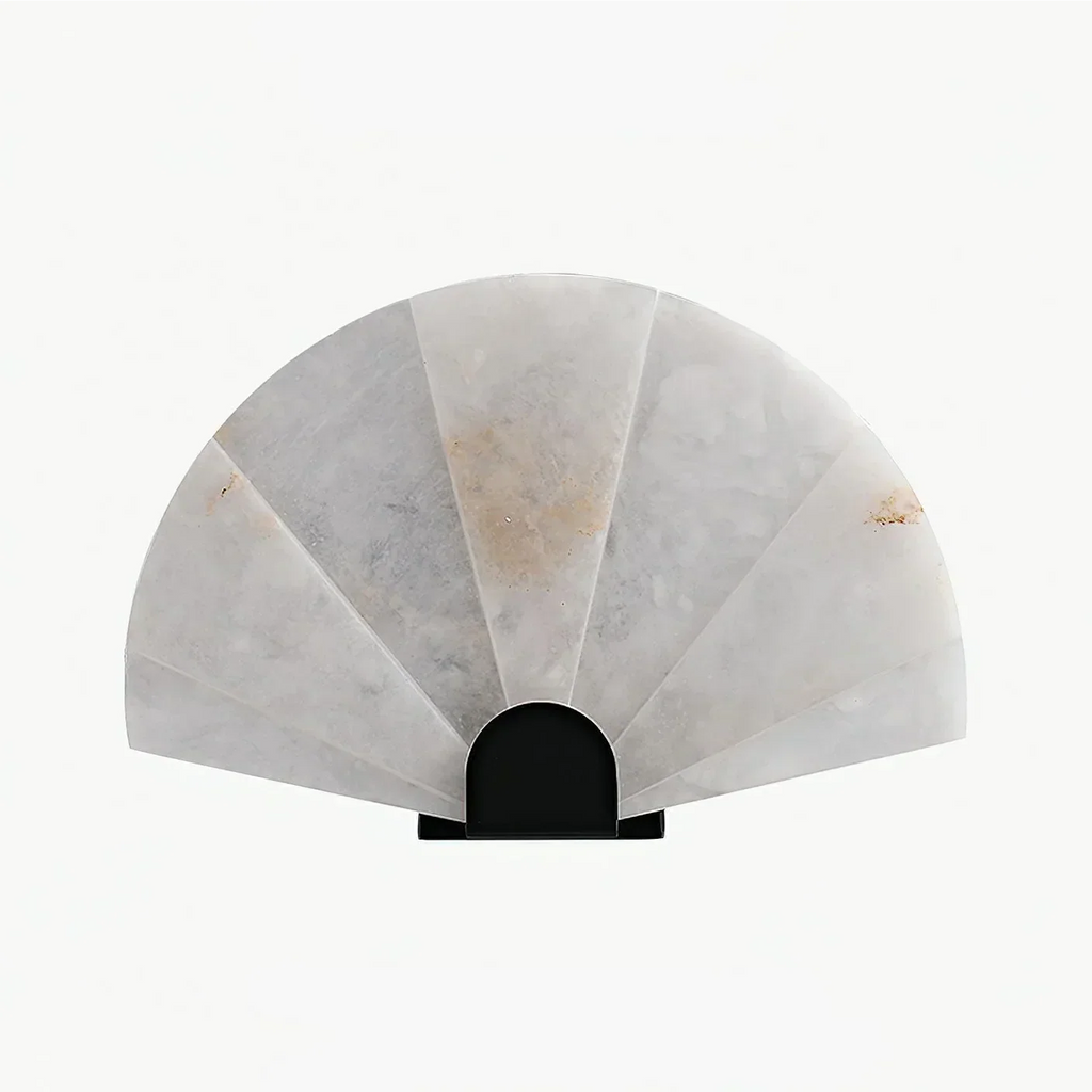 ARLUME ALABASTER FAN WALL SCONCES by Bling Lighting Studio