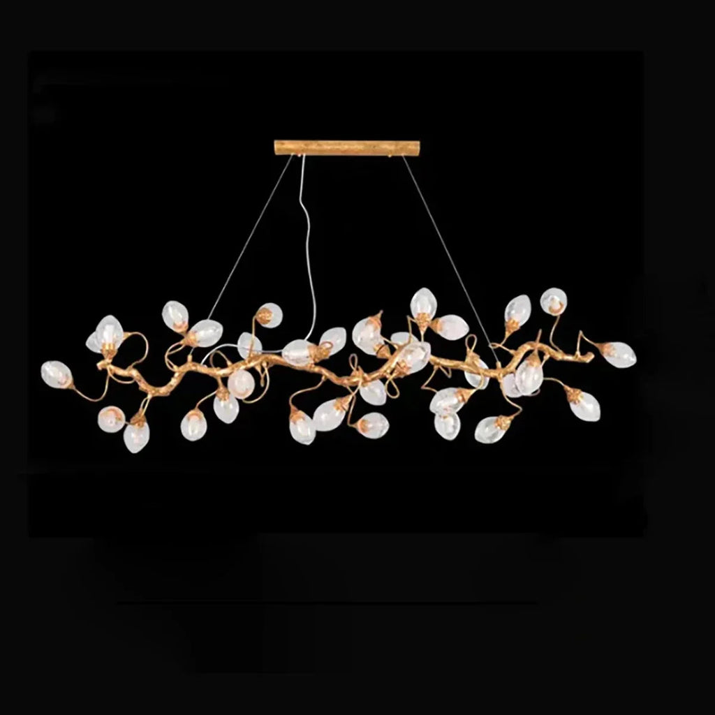 Art Clear Elegance Bubble Branch Linear Chandelier by Bling Lighting Studio