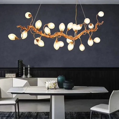 Art Clear Elegance Bubble Branch Linear Chandelier by Bling Lighting Studio