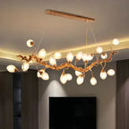 Art Clear Elegance Bubble Branch Linear Chandelier by Bling Lighting Studio