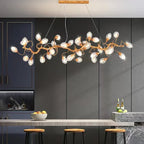 Art Clear Elegance Bubble Branch Linear Chandelier by Bling Lighting Studio