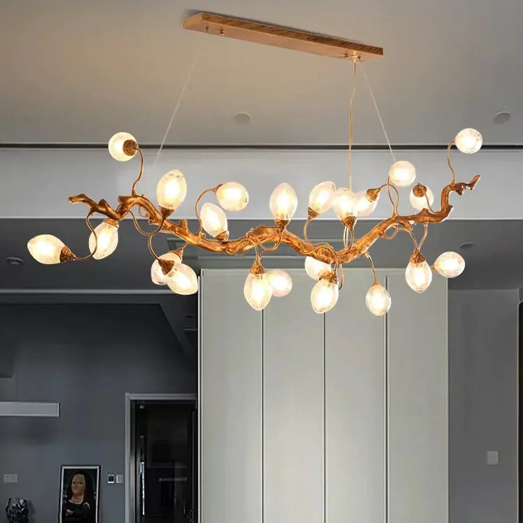 Art Clear Elegance Bubble Branch Linear Chandelier by Bling Lighting Studio