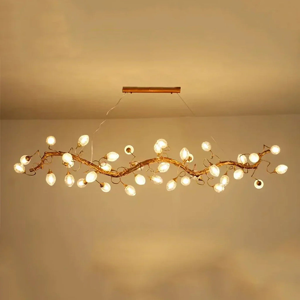 Art Clear Elegance Bubble Branch Linear Chandelier by Bling Lighting Studio