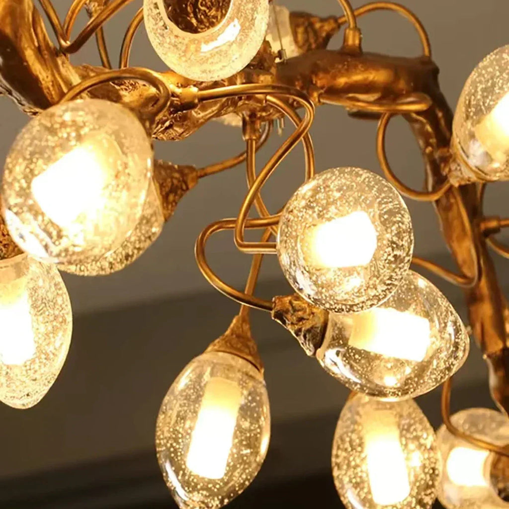 Art Clear Elegance Bubble Branch Linear Chandelier by Bling Lighting Studio