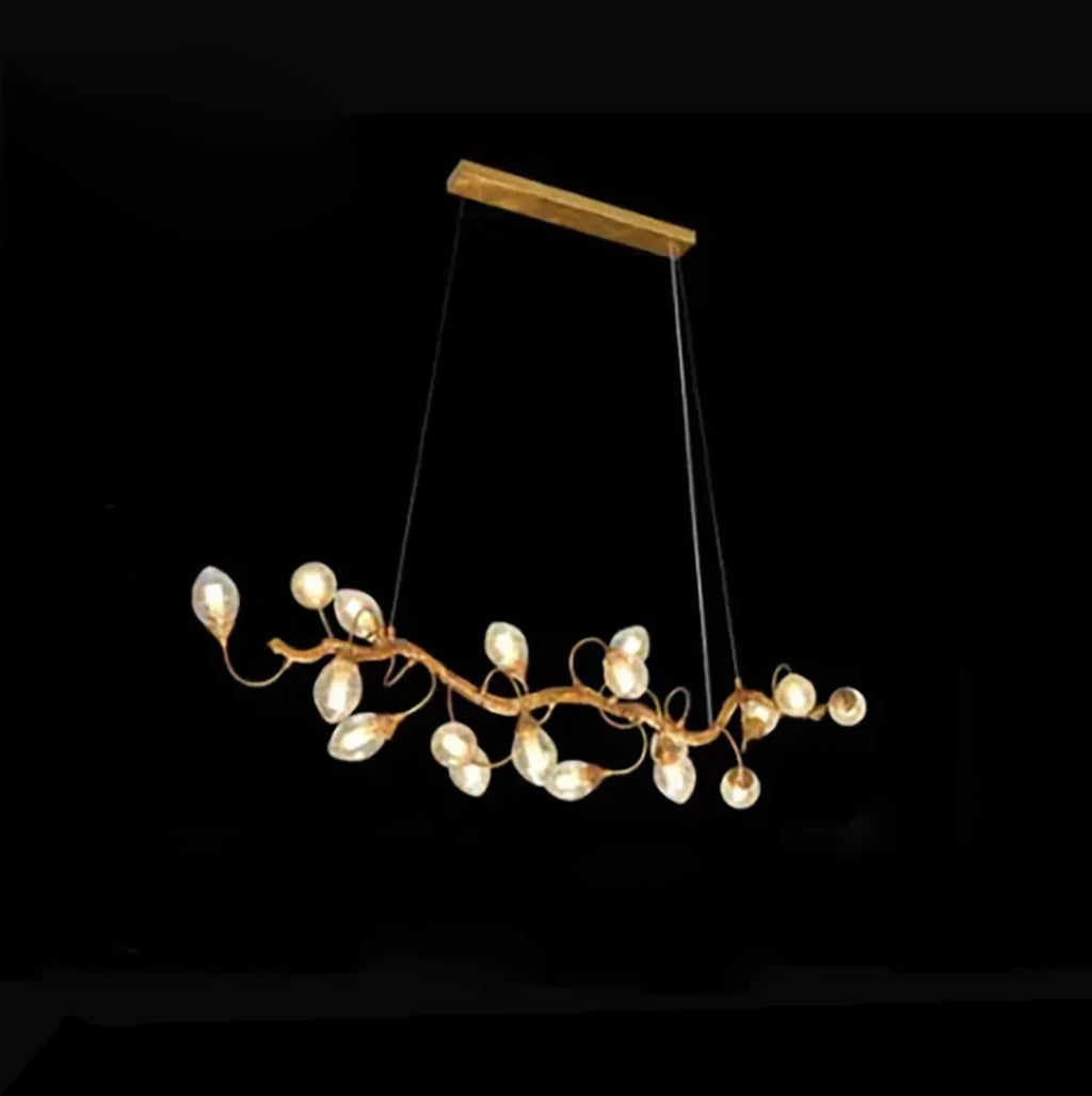 Art Clear Elegance Bubble Branch Linear Chandelier by Bling Lighting Studio
