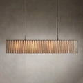 Art Glass Jeunet Rectangular Chandelier by Bling Lighting Studio